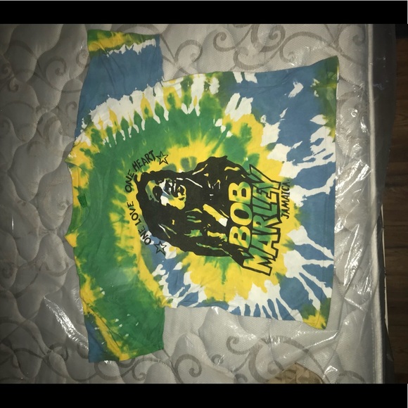 Bob Marley Tie Dye Shirt - Picture 1 of 3